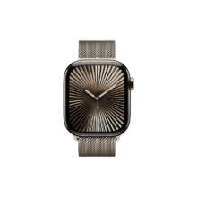 20点、88VIP：Apple 苹果 Apple Watch Series 10 钛金属表壳 金属原色米兰尼斯表带 GPS+ 蜂窝网络 42毫米4549元包邮