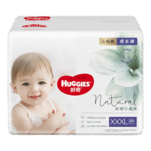 好奇（Huggies）心钻装小森林拉拉裤【多仓直发】婴儿尿不湿新老包装随机发 XXXL28片【17kg以上】108元
