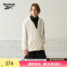 13日20点：Reebok锐步官方 24年新款男女同款休闲时尚百搭保暖摇粒绒夹克外套 24FRC105UGW2 L374元