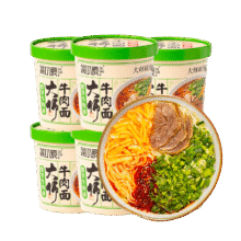 谈小爱（TANXIAOAI）方便面泡面酸笋牛肉面122g*6桶 整箱装 泡面 非油炸方便速食面条14.7元
