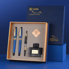 德国 DUKE 公爵 新英朗系列 对笔套装（宝珠笔+钢笔+美工笔尖）￥38.00 3.2折