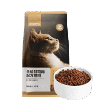 plus会员：网易严选 全价鲜肉猫粮 单一鸡肉源高鲜肉 低敏无谷益生菌猫粮 1.8kg48.65元（需领券、需首购）