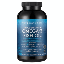 Viva Naturals Omega-3深海鱼油软胶囊 180粒264.53元包邮