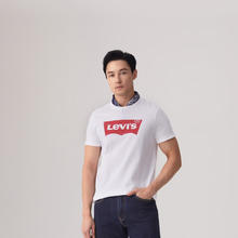 李维斯 Levi's 美式宽松印花时尚简约舒适潮流纯棉圆领短袖T恤 白色 002A0-0000 L券后63元