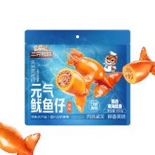 三只松鼠 原味元气鱿鱼仔 450g/袋19.9元（需试用）