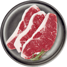 万馨沃牛阿根廷谷饲原切西冷牛排500g(3片)健身轻食烧烤牛肉 王品集团旗下90.3元 (券后省0.8,月销7000+)