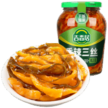 吉香居 香辣三丝 330g瓶装+赠20g7.41元（需领券）