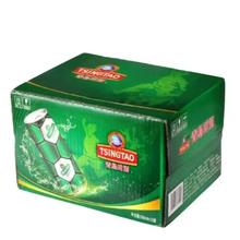 青岛啤酒 TSINGTAO 清仓神价‼️3月产足球罐经典10度啤酒500mL*12罐 赠福禧500ml*4罐41.5元
