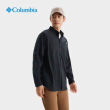 Columbia 哥伦比亚 户外男女钓鱼系列 舒适轻薄休闲长袖衬衫 010男女通用 L(180/100A)298元 包邮