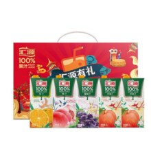 汇源100%果汁臻贵礼盒1L*5盒纯果饮料整箱送礼团购批发官方旗舰店74.9元 (券后省10)
