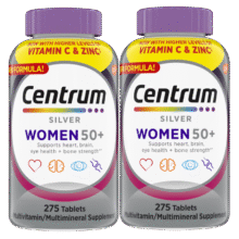 PLUS会员：善存（Centrum）复合维生素275粒/瓶*2中老年女士  含VC、VB等多维矿物质 双瓶装185.6元（需领券，需凑单）