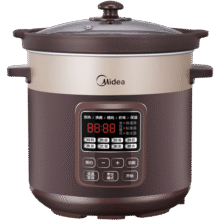 美的（Midea）电炖锅电砂锅 电煮锅炖汤盅煲汤锅紫砂锅5L可定时一体多功能锅电热锅 国家补贴 DG50Easy201189元 (券后省500,月销6000+)