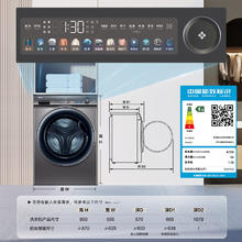 限移动端、国家补贴、京东百亿补贴、PLUS会员：海尔 Haier 精华洗系列 EG100HPLUSSL6U1 洗烘一体机 10KG 银色2189.92元（双重优惠）