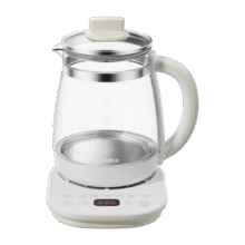 美的（Midea）家用养生壶 1.5L全自动玻璃烧水壶 多段保温电热水壶 一体恒温煮茶壶 轻音柔声炖煮智能预约 升级新品【玻璃壶盖】YS15P202 1.5L11.5元（需领券）