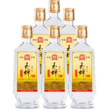 玉蝉老酒 玉蝉大曲光瓶 浓香型白酒 52度 500ml*6瓶 整箱装238元 (月销1000+)
