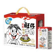 旺旺旺仔牛奶特浓牛奶125ml*20盒早餐奶儿童饮品甜牛奶礼盒装51.6元