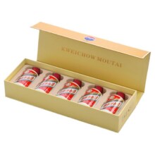 贵州茅台飞天酱香型53度50ml*5瓶装小金条白条礼盒装白酒送礼收藏3989.84元（合797.97元/件）