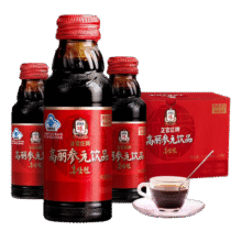 正官庄 人参红参液红参元饮100ml*10瓶  原装进口 健康滋补礼品礼物79元 (月销4000+)