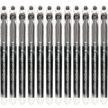 百乐（PILOT）BL-P700 0.7mm 考试 / 财务用笔 中性笔顺滑针嘴签字笔 黑色 12支装116.6元 (月销1000+)