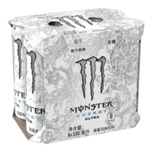 魔爪（Monster） 无糖 能量风味饮料 330ml*6罐19.9元(需换购)