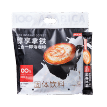 百亿补贴：京东京造 三合一速溶咖啡拿铁110条1650g 原味微研磨冲调饮品100%阿拉比卡207元拍3件(合69元/件)