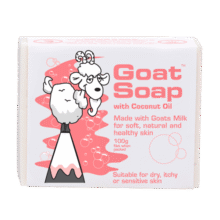 Goat Soap椰子味羊奶皂100g洗手洁面沐浴皂山羊奶皂香皂羊脂皂保湿滋润15.9元 (月销1000+)