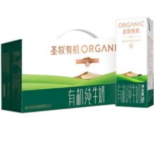 圣牧有机纯牛奶 品醇200ml*24 盒整箱 *2件89元（44.5元/件）