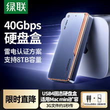 绿联 CM642 USB4 M.2 NVMe固态硬盘盒331.5元