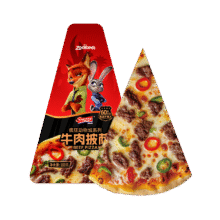 闪味&迪士尼疯狂动物城联名 牛肉披萨100g*3袋16.11元（需试用）