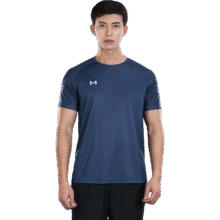 安德玛（Under Armour）速干运动短袖T恤男夏季足球上衣吸湿排汗健身透气训练服球衣84.15元
