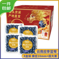京鲜生 云南蓝莓 Jumbo大果 18mm+ 125g*4盒装￥25.00 比上一次爆料降低 ￥1.91