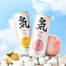 元气森林 无糖0脂苏打气泡水 330ml*12瓶新低22.89元包邮（1.9元/罐）
