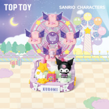 TOPTOY三丽鸥缤纷游乐园酷洛米大耳狗积木益智拼装玩具生日礼物84.1元