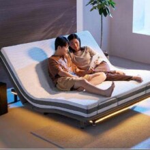 20点、plus会员：8H 智能悬浮电动床+零度棉床垫1.5m套装 深空灰3333.65元包邮（返50元后）