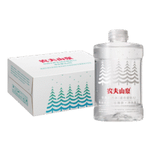 农夫山泉 饮用水 饮用天然水(适合婴幼儿) 1L*12瓶 整箱装132元（需领券，合66元/件）