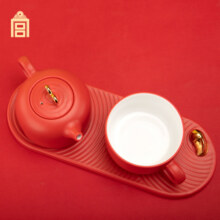 奉旨故宫文创 故宫有鲤茶具套装带茶盘 生日礼物 伴手礼 故宫有鲤358元