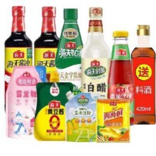 再降价、88VIP：海天 调味品合集 任选4件+赠1件12.28元包邮+64淘金币（需领券，合2.46元/件）