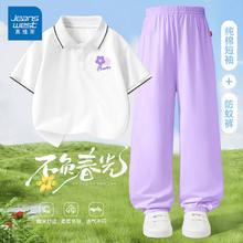 真维斯 儿童纯棉polo短袖+裤子 2件套装券后33.79元