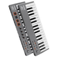 midiplusTINY+32键便携迷你小打击垫电音控制器音乐键盘编曲MIDI键盘 32键灰色【TINY+】带打击垫 【五仓发货】新品期送踏板499元