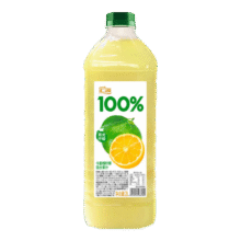 汇源100%阳光柠檬混合果汁2000ml*1瓶大桶装果汁饮料饮品2L量贩卡曼橘9.41元