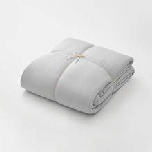 MUJI 無印良品 凉柔 锦纶混纺薄被套装 150×200cm 灰米色144.86元