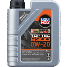 力魔（LIQUI MOLY）德国原装进口 顶技6300机油 0W-20 SN C5 1L 汽车用品110元