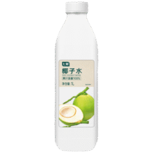 plus、需首购：七鲜 100%椰子水 1L*6  整箱装53.81元（合8.97元/瓶）