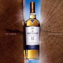 MACALLAN 麦卡伦 12年 蓝钻双桶 单一麦芽苏格兰威士忌  700mlL史低456.1元包邮