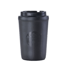 星巴克（Starbucks）经典曜石黑带盖保温杯355ml咖啡杯桌面杯子保冷水杯男士生日礼物209元 (月销1000+)