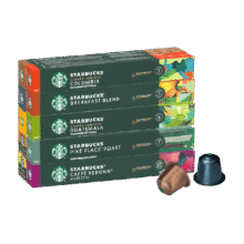 详情领券任选星巴克胶囊咖啡NESPRESSO浓缩美式咖啡49.9元