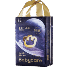 babycare皇室pro裸感纸尿裤mini装L16(9-14kg)婴儿尿不湿超薄透气大吸量32.47元（需首购）