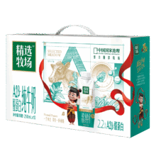 蒙牛精选牧场A2β-酪蛋白纯牛奶梦幻盖250ml*10盒 哪吒定制京东独家18.11元