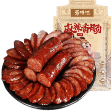 蜀腊记（SHULAJI）四川腊肠麻辣香肠熟食腊味川味香肠四川特产美食下酒菜年货送礼品 麻辣香肠500g(推荐) [升级8分瘦]23.8元（需领券）