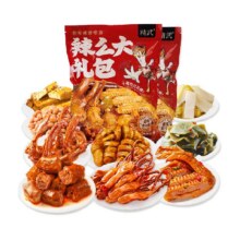 精武荤素卤味麻辣大礼包零食 410g*2袋29.37元（返13元超市赠金，需88vip会员）